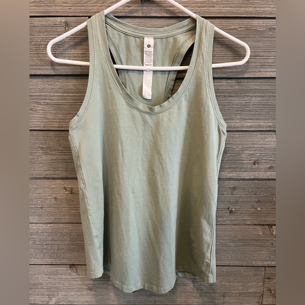 lululemon athletica Sage Green Racerback Tank